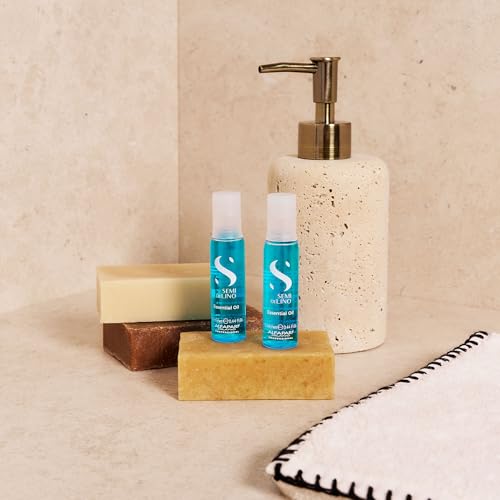 ALFAPARF MILANO Semi Di Lino Sublime Essential Hair Oil Treatment - Lightweight Hair Treatment for Glossy, Shiny Hair - Increase Softness and Luminosity - Color-Safe (12 Vials, 0.44 fl oz Each)