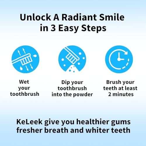 7 Benefits Hydroxyapatite Remineralizing Tooth Powder - Natural Teeth Whitening Powder Toothpaste - 1.76OZ(1 Pack)