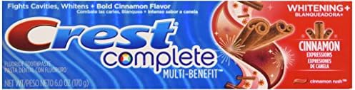 Crest Whitening Expressions Fluoride Anticavity Toothpaste, Cinnamon Rush, 6 oz