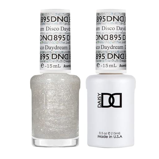 DND Gel Polish Set - 1 each of Glitter Gel Polish and Glitter Nail Polish, 0.5 Fl Oz