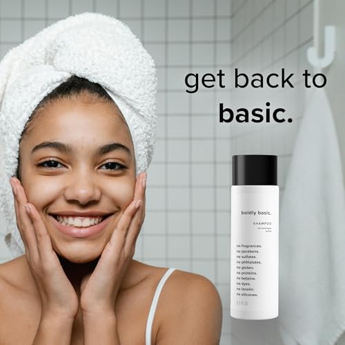 Fragrance Free Shampoo - Gentle on Sensitive Skin and Hair - Unscented - Dermatologist Tested - No Sulfates, Parabens or Gluten - Non Comedogenic and Hypoallergenic