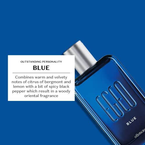 O Boticário Egeo Blue Eau de Toilette, Long-Lasting, Fresh Citrus & Woody Men's Cologne Fragrance, 3 Ounce