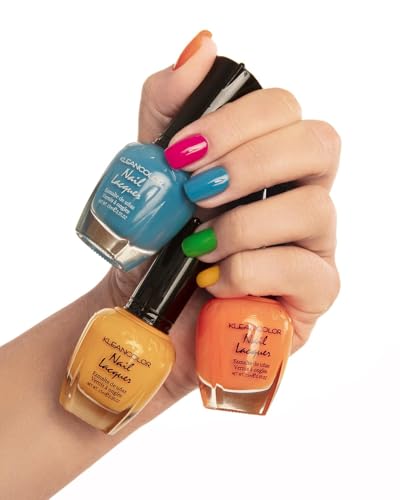 Kleancolor NEON COLORS 12 FULL COLLECTION SET NAIL POLISH LACQUER