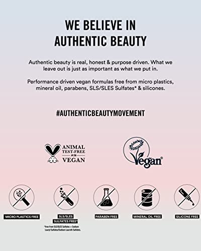 Authentic Beauty Concept Amplify Mousse | Volumizing Mousse | Lightweight Medium Hold Styling | Heat Protection | All Hair Types | Vegan & Cruelty-free | Silicone-free | 6.7 oz