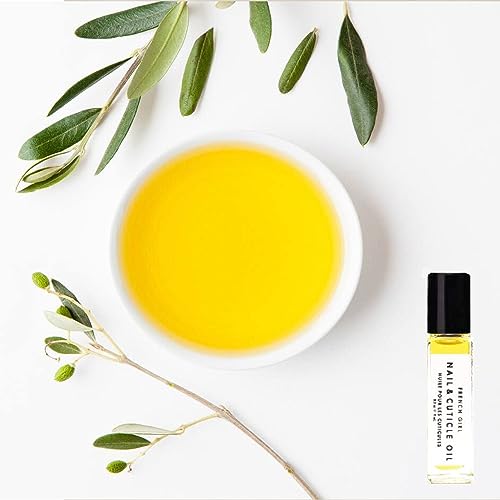French Girl Nail & Cuticle Oil - Hydrating Nail Strengthener and Growth Treatment, Cuticle Softener, Nail Growth Oil to Repair Dry, Damaged Nails, Clean, Vegan & Cruelty-Free, .3 oz