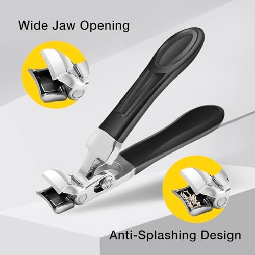 Ribili ClipMaster Pro,Dotmalls ClipMaster Pro,Grishay ClipMaster Pro,Clip Master Pro for Thick Nails,Large Angled Head Toenail Clippers with Wide Opening for Elderly Seniors(1Pcs)