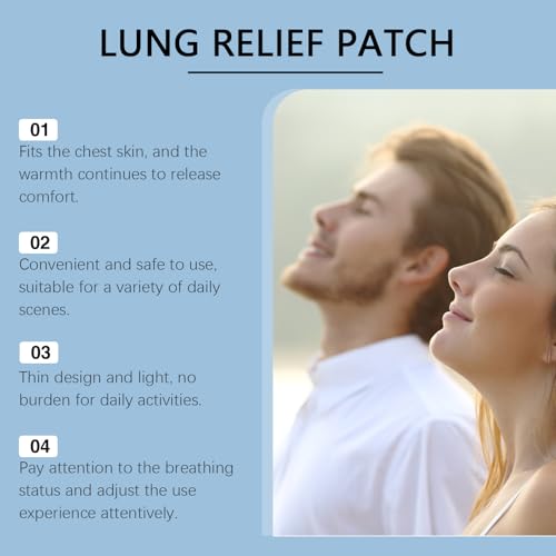 Lung Cleanse Patches - Soothing Care Patch To Assist In Reducing Local Discomfort And Pain, Improving Respiratory Function, 14pcs (1box)