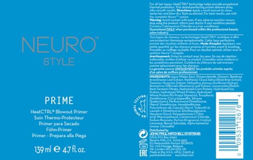 Paul Mitchell Neuro Prime HeatCTRL Blowout Primer, For Blow-Drying All Hair Types