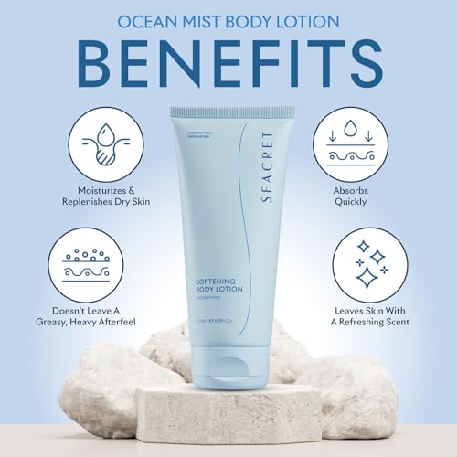 SEACRET Minerals From The Dead Sea Body Lotion, Ocean Mist, 6.8 Fl Oz
