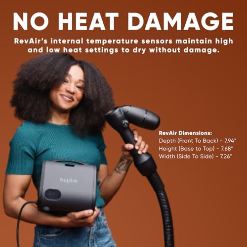 RevAir Reverse-Air Hair Dryer - Starter Pack - Includes Fan Favorite Products for Curly, Coily, and Dehydrated Hair I Amazon Exclusive Bundle