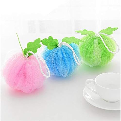Loofah Sponge,3 Pack Shower Sponge,Mesh Brush Luffa Body Scrubber Gift for 2-14 Year Old Boy and Girl,Baby Shower Essential Skin Care, Soft Bathing Accessories