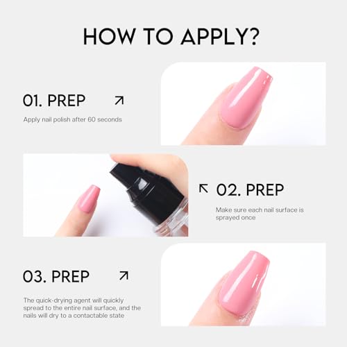 Fast Dry Solution for Nail Polish Smoothness Air Dry Long-Lasting