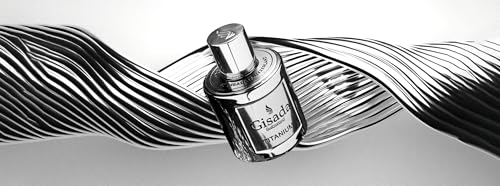 Gisada Switzerland - Titanium | Eau de Parfum for Men | 3.3 fl oz (100ml) | Spicy, Amber, Warm, and Woody Notes | Long-Lasting Scent | Perfume & Cologne