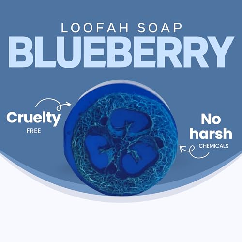 Michelle's Creatives Blueberry Loofah Soap
