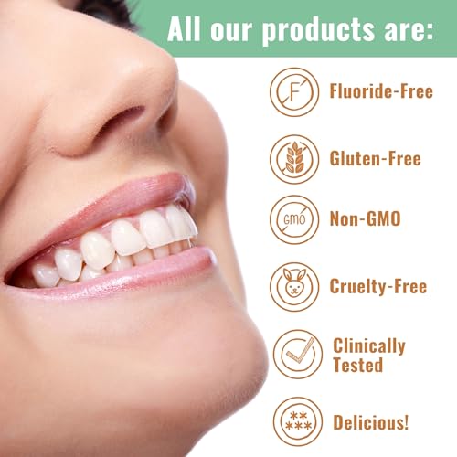 Dr. Ginger's Coconut Oil Charcoal Toothpaste for Sensitive Teeth and Gums - Mint Flavor, 4oz 2pcs - All-Natural White Activated Charcoal Whitening Toothpaste – Freshens Breath and Reduces Plaque