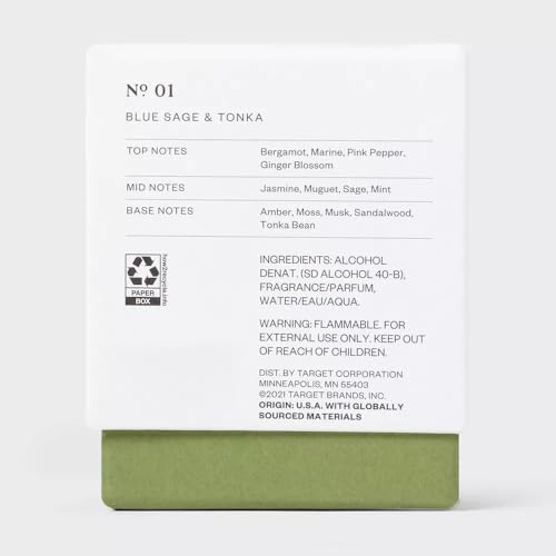 Goodfellow & Co Men's Cologne - 3.4 fl oz (No.1 Blue Sage & Tonka)