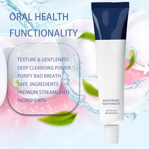 Fluoride-Free Formula with Hydroxyapatite Coconut Oil & Xylitol for Enamel Repair and Gentle Nano Hydroxyapatite Whitening Toothpaste