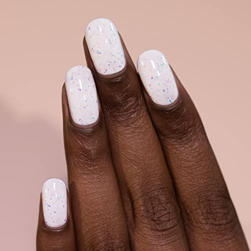 ILNP Sugar High - Creamy White Multi-Colored Speckled Nail Polish