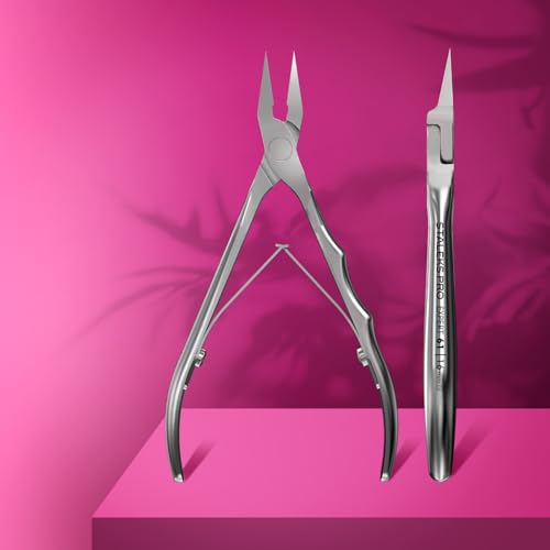 STALEKS PRO EXPERT Handmade 61 NE-61-16 High End Ingrown Nail Nippers 5.12 INCH 16 MM Made in Europe