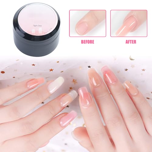 Nail Repair Protection Gel, 2025 New Broken Nail Repair Kit for Natural Kit, Upgrade Instant Cracked Nail Repair Gel Nail Repair Kit for Cracked Natural Nails Quick Fix (3.5 Fl Oz)