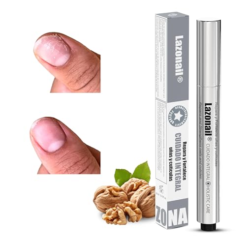 Nail Strengthening & Repair Gel, Restores Brittle Nails from Damage Caused by Manicures & Harsh Environments, Infused with 94% Walnut Extract, Honey Colored