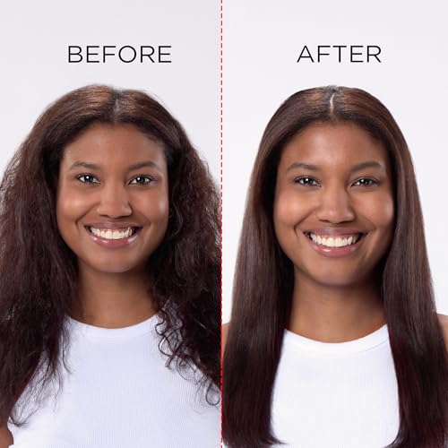 REVLON SmoothStay XL Hair Straightener - Heated Straightening Brush for Silky & Straight Long-Lasting Results, Locks in Moisture with Reduced Static & Frizz