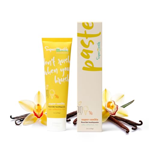 Fluoride Toothpaste - Adults & Kids, Fights Cavities, Whitens, Nano Hydroxyapatite, Dentist Developed, Safe Clean Ingredients, Gentle on Sensitive Teeth, Vitamins D3 & K2, 4 Tasty Flavors