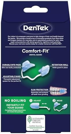 DenTek Teeth Grinding Dental Guard Kit with Comfort Fit and Professional Fit, 1 Count Each