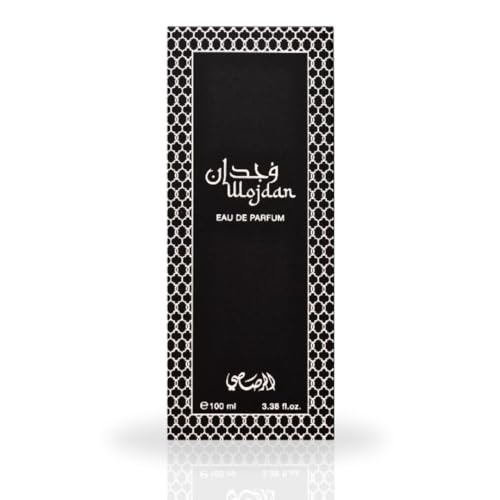 RASASI Wojdan Eau De Parfum Men Spray 100ML (3.38 OZ) Arabian Perfume - Warm Spicy, Floral and Woody Fragrance, Long Lasting, Captivating and Luxurious Masculine Scent