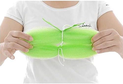 Loofah Sponge,3 Pack Shower Sponge,Mesh Brush Luffa Body Scrubber Gift for 2-14 Year Old Boy and Girl,Baby Shower Essential Skin Care, Soft Bathing Accessories