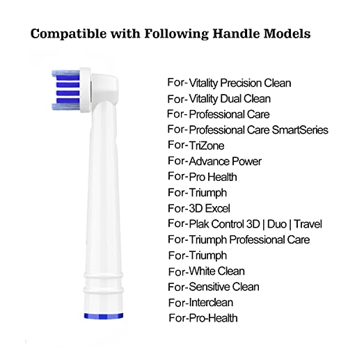 Replacement Toothbrush Heads Compatible with Oral B Braun,16 Pack Professional Electric Toothbrush Heads Brush Heads Refill for Oral-B 7000/Pro 1000/9600/ 500/3000/8000
