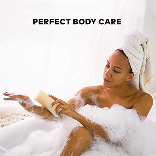 Natural Loofah Sponges Organic Luffa Bath Shower Sponge Exfoliating Body Back Scrubber for Men Women Adults SPA Beauty Bathing Daily Care - 4 PCS