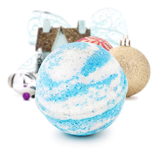 Bath Bomb Deluxe 8oz. And Surprise Jewelry Made in USA, Perfect for Bubble Spa Bath. Handmade Birthday Mothers Day Gifts For Women & Kids (Winter Wonderland, Pendant)