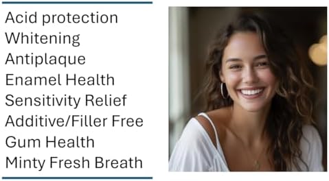 MagPlus+ Premium Toothpowder, Mint, 35 g, Magnesium and Hydroxyapatite, Acid Protection, Remineralize Enamel, Relieve Sensitivity, & Whiten Teeth, Antiplaque, Made in USA (35 g, Wild Mint)