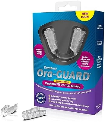 Dentemp Ora-Guard Custom Fit Dental Guard - Bruxism Night Guard for Teeth Grinding - Mouth Guard for Clenching Teeth at Night - Comfortable Mouth Guard for Sleeping - Relieve Soreness in Jaw Muscles…