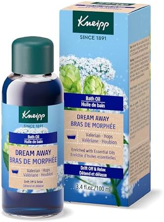 Kneipp Dream Away Valerian & Hops Bath Oil - Good for Unwinding Before Bed - Vegan - 3.4 fl oz - Up to 10 Baths