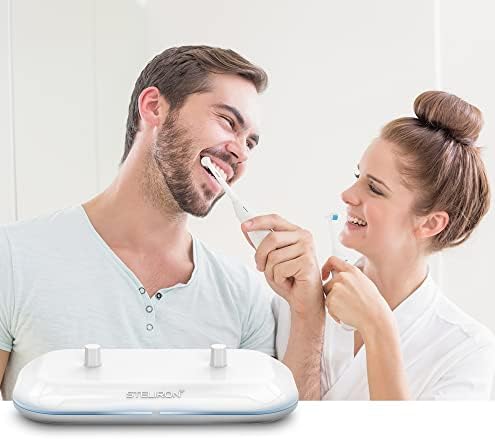 Galvanox 2-in-1 Dual Toothbrush Charger Compatible with Oral B Electric Toothbrushes, Replacement for 3757 - Works with Braun OralB Pro Advantage Smart Genius Vitality iO and Kids Models