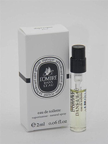 Diptyque L'Ombre Dans L'Eau Eau de Toilette Spray .06 oz (Sample) NEW!