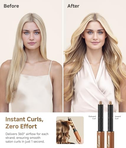 DREAME AirStyle Pro 7-in-1 Hair Styler & High Speed Dryer | Magnetic Attachments for Curling, Smoothing, Volumizing | Fast Drying, Frizz Control, Cool Shot | Luxury Leather Package