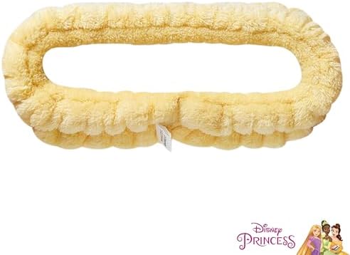 LUV HER Kids Hair Brush & Spa Headband Set for Girls - Features Disney Bella from Beauty & Beast - Fun Grooming Kit for Detangling, Styling & Skincare - Soft & Stretchy One Size, Ages 3+