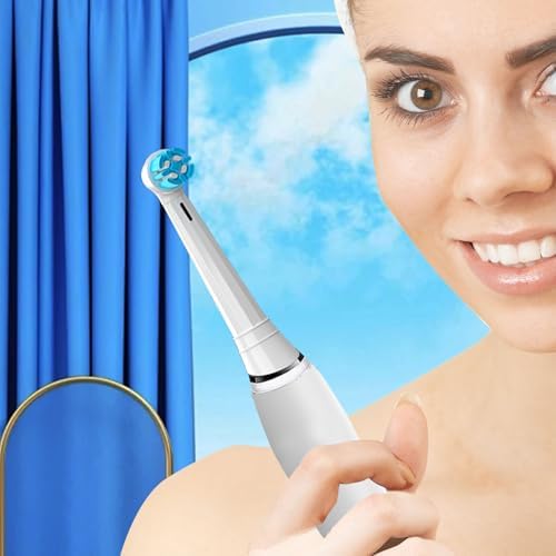 Replacement Toothbrush Head Compatible with Oral B IO, Replacement Heads for Oral B IO 3 4 5 6 7 7G 8 9 10 Series Electric Toothbrushes, White, 12 Count