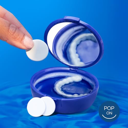 Retainer Cleaner Tablets for Invisalign FSA HSA Approved for Ultrasonic Cleaners -120 Denture Cleaning Tablets for Aligners, Night Guard, Mouth Guard - Denture Cleaner Tablets 4-Month Supply