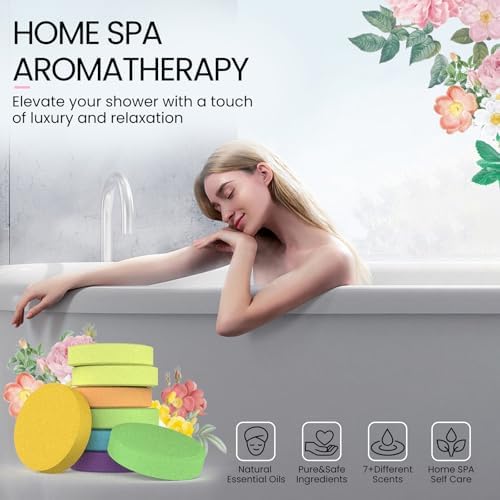 Shower Steamers Aromatherapy 8 Packs Mothers Day Gifts Shower Bombs Relaxation Gifts for Women Coolest Gifts for Women Shower Essentials Ideal Self Care & Stress Relief Gifts