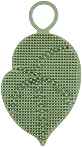 Daily Leaves of Life Silicone Scrubber - Set - Includes 3 Leaf-Shaped Silicone Scrubbers. Each Scrubber is Uniquely-Sized to Cleanse and Exfoliate Your Face, Body and Feet.