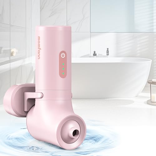 Bath Jets for Tub, Portable Jet Spa for Bathtub, Bubble/Jet Mode, 3-Level Adjustable, Bath Spa for Gifts for Women (Light Pink)