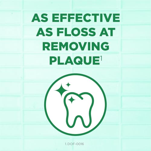 GUM Soft-Picks Comfort Flex, Mint, Easy to Use Dental Picks for Teeth Cleaning Health, Disposable Interdental Brushes with Convenient Carry Case, Dentist Recommended, 80 Count (Pack of 4)