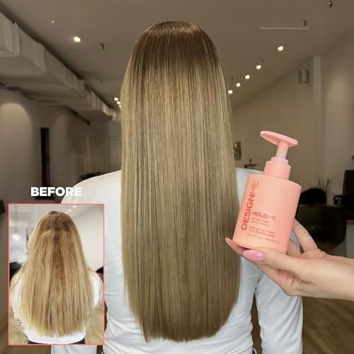 Design.Me HOLD.ME Styling Cream | Hair Smoothing Cream for Blowouts & Sleek Looks | Hydrating, Tames Frizz & Flyaways, Adds Shine & Smooths | Soft Hold | Air Dry or Blow Dry for All Hair Types