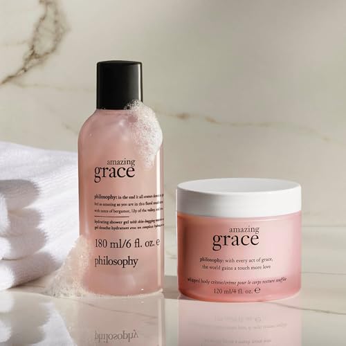 philosophy you're so amazing gift set - 2-pc. amazing grace hydrating shower gel (6oz) & whipped body crème (4oz) - moisturizing bath & body duo for women