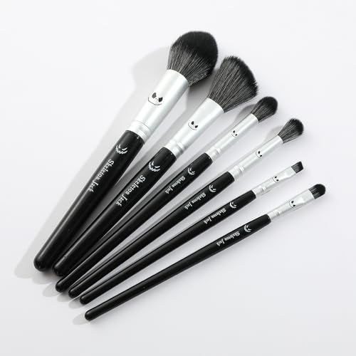 6 PCS The nightmare before Christmas Gifts with Box The nightmare before Christmas Makeup Brushes Eyeshadow Brushes Halloween Make Up Kit