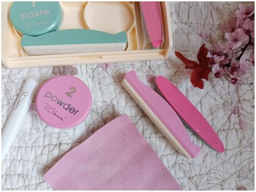 Japanese Manicure Set - Powder Nail Kit - Nail Strengthener For Damaged Nails - Professional Nail Kit - Nail Plate Care - Nail Repair For Damaged Nails - Nail Strengthener And Growth